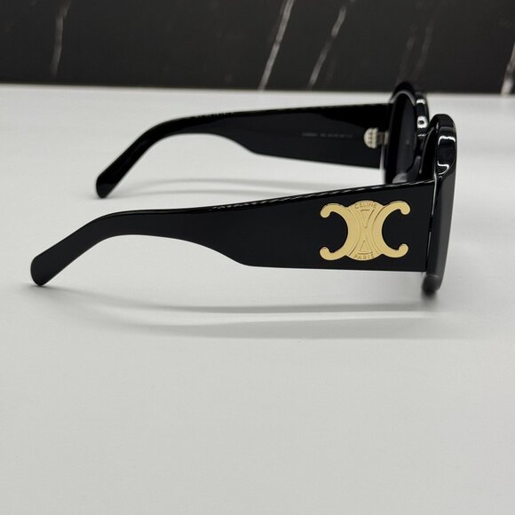 NEW CELINE CL40305U 01A BLACK OVERSIZED WOMEN SUNGLASSES CELINE - Picture 6 of 10